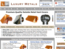 Tablet Screenshot of luxurymetals.com